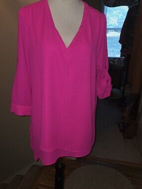 Hot PINK TUNIC NWOT